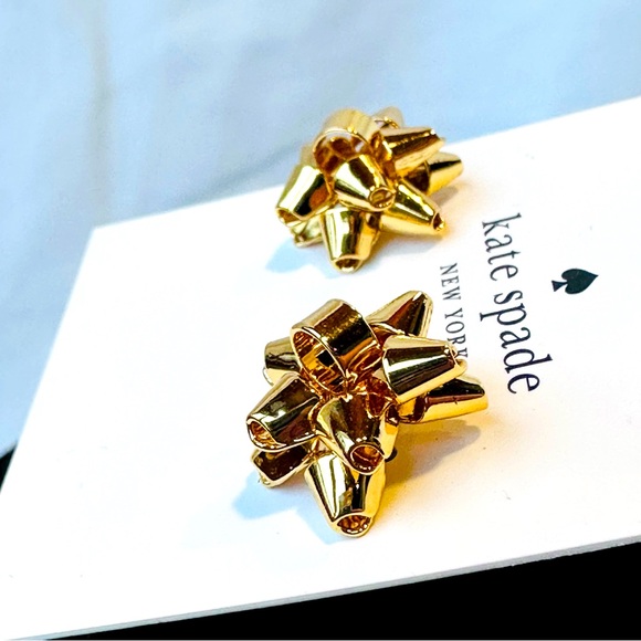 Kate Spade Present Gift Bow Earrings - Picture 3 of 6
